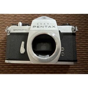 Asahi Pentax Silver Spotmatic SP 35mm SLR Film Camera‎ Body M42 Body Cap